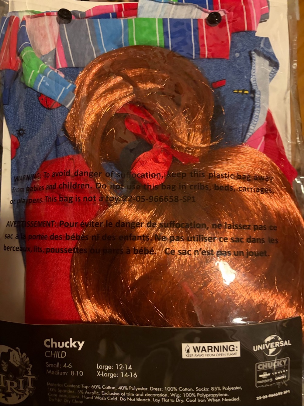 Chucky costume - Picture 3 of 4